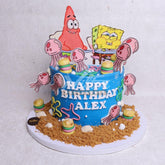 D.34.b BOB SPONGEBOB Children Birthday Cakes - WILTON PATISSERIE